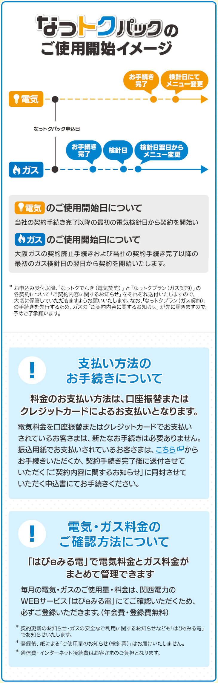 ガス 電気のおトクななっトクパック新登場 関西電力 個人のお客さま