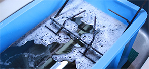 POINT2 専用洗剤で徹底洗浄