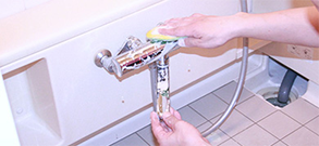 POINT2 専用洗剤で徹底洗浄