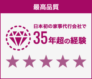 35年超の実績が裏付ける品質の高さ