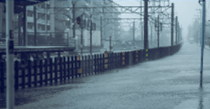 強風や大雨のあとにテレビが映らなくなった