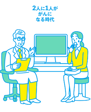 2人に1人ががんになる時代　胃がん時の平均入院日数14.7日