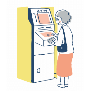 銀行口座が凍結されることがあります