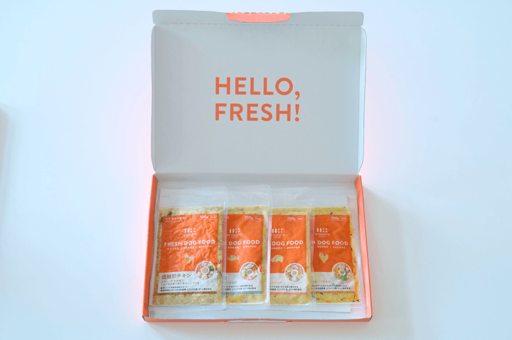 4パックの少量お試しパックなので気軽にはじめられる。