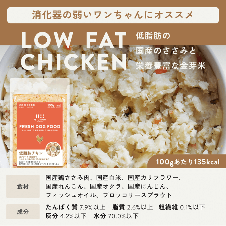 〈冷凍フレッシュ〉低脂肪チキン