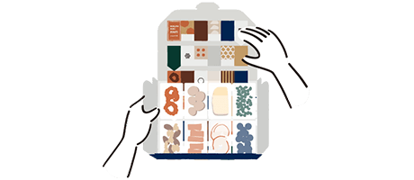 おやつ体験がスタート！