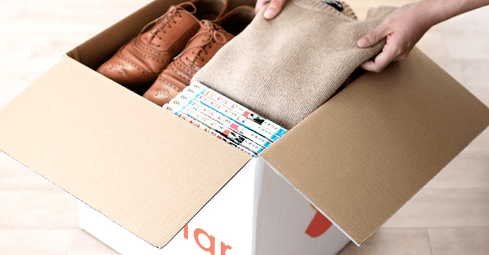 荷物を詰めて集荷を依頼