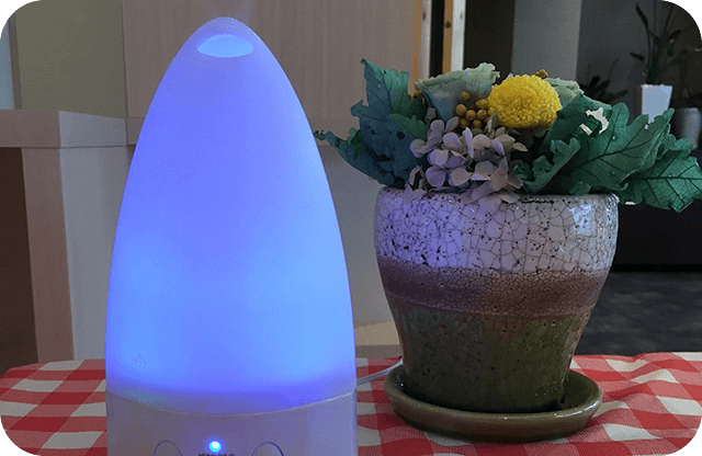 アロマ空間で心地良い雰囲気