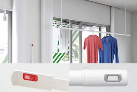 室内物干し取付