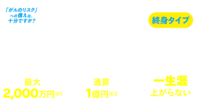 かんでん保険　がん保険プラン　終身タイプ