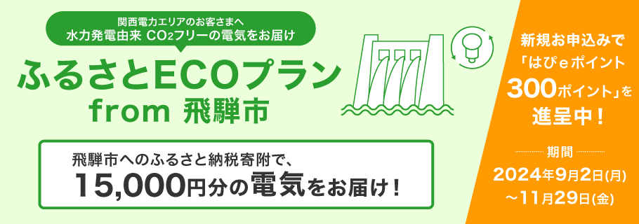 キャンペーン・特典情報│関西電力 個人のお客さま