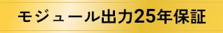 モジュール出力25年保証
