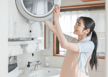 ガス乾燥機の設置イメージ