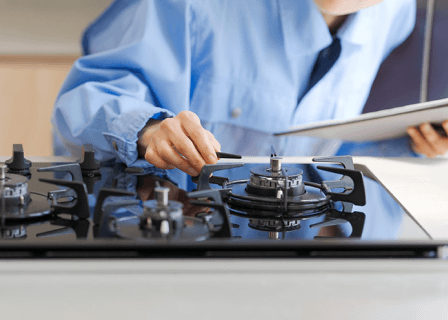 ガス漏れ対処のイメージ