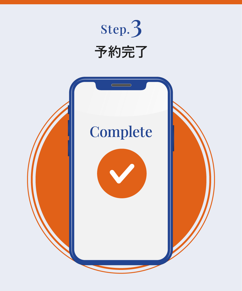 Step.3 予約完了