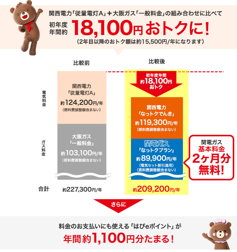 なっトクパック 電気 関西電力 個人のお客さま